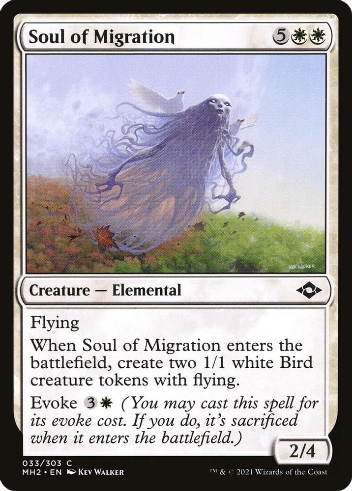 2021 Magic: The Gathering: Modern Horizons 2 (MH2) - Soul of Migration (#33, Common) (, Near Mint)