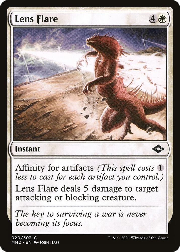 2021 Magic: The Gathering: Modern Horizons 2 (MH2) - Lens Flare (#20, Common) (, Near Mint)