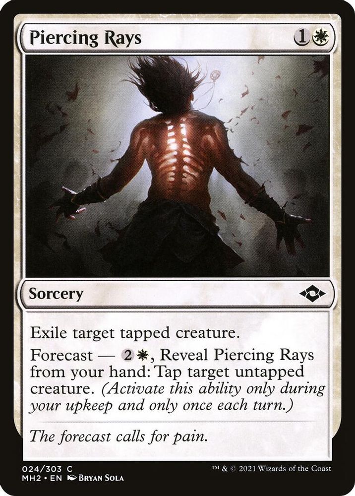 2021 Magic: The Gathering: Modern Horizons 2 (MH2) - Piercing Rays (#24, Common)