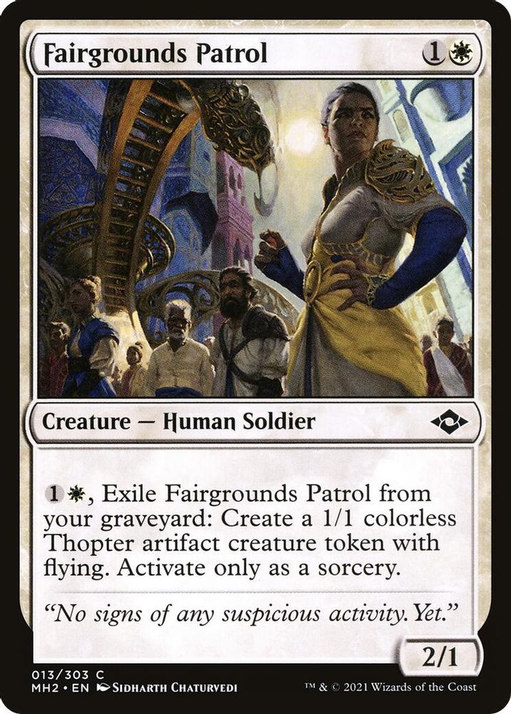 2021 Magic: The Gathering: Modern Horizons 2 (MH2) - Fairgrounds Patrol (#13, Common) (, Near Mint)