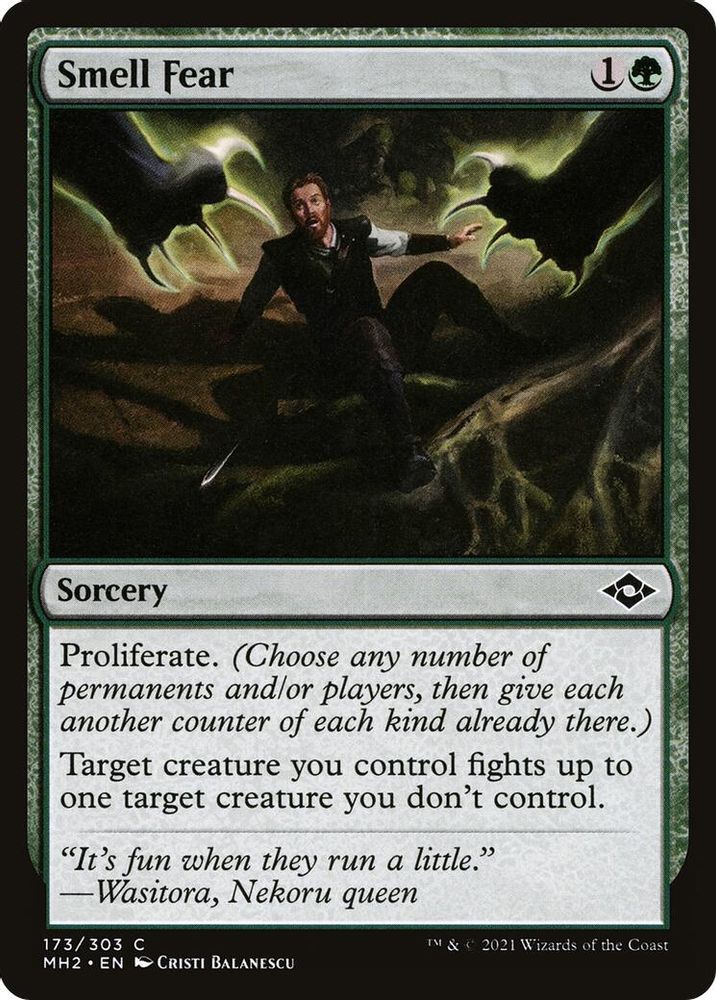 2021 Magic: The Gathering: Modern Horizons 2 (MH2) - Smell Fear (#173, Common)