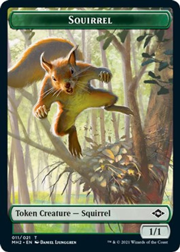 2021 Magic: The Gathering: Modern Horizons 2 (MH2) - Squirrel Token (#11, T) (, Near Mint)