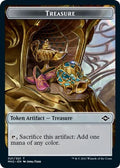 2021 Magic: The Gathering: Modern Horizons 2 (MH2) - Treasure 021 Beast Double Sided Token (#21 // 9, T) (Foil, Near Mint)