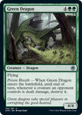 2021 Magic: The Gathering: Adventures in the Forgotten Realms (AFR) - Green Dragon (#186, Uncommon) (, Near Mint)
