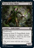 2021 Magic: The Gathering: Adventures in the Forgotten Realms (AFR) - Yuan Ti Fang Blade (#128, Common) (, Near Mint)
