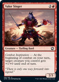 2021 Magic: The Gathering: Adventures in the Forgotten Realms (AFR) - Valor Singer (#165, Common) (, Near Mint)
