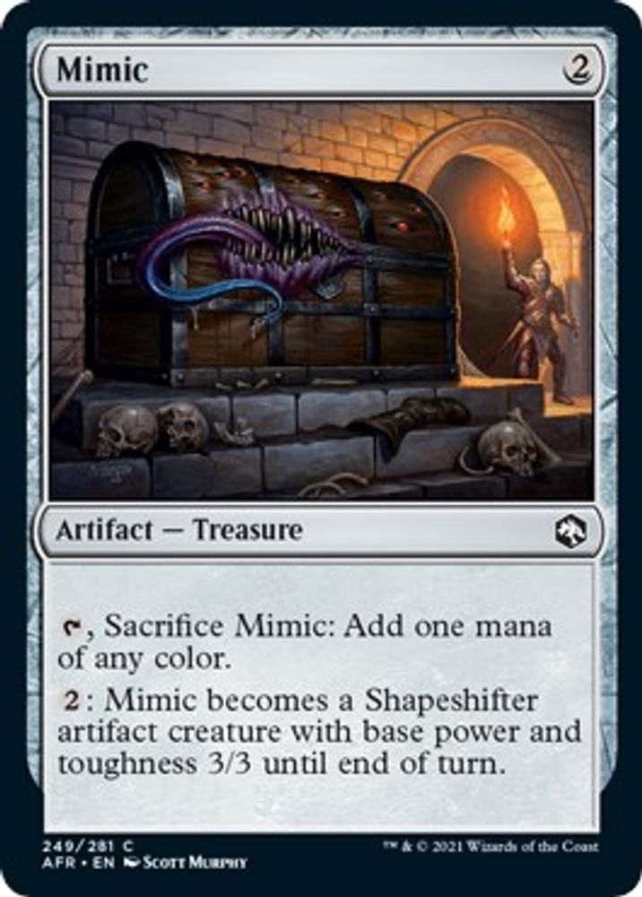 2021 Magic: The Gathering: Adventures in the Forgotten Realms (AFR) - Mimic (#249, Common) (, Near Mint)