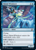 2021 Magic: The Gathering: Adventures in the Forgotten Realms (AFR) - Djinni Windseer (#55, Common) (, Near Mint)