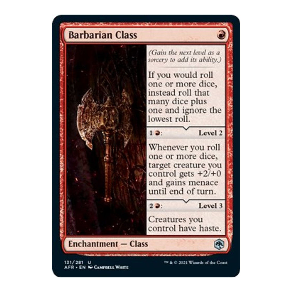 Barbarian Class - Adventures in the Forgotten Realms () - Near Mint -