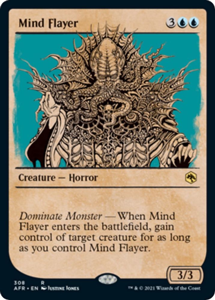 2021 Magic: The Gathering: Adventures in the Forgotten Realms (AFR) - Mind Flayer Showcase (#308, Rare) (, Near Mint)