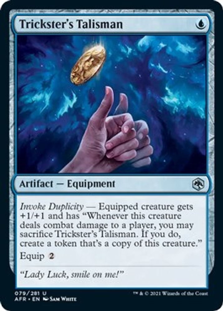 2021 Magic: The Gathering: Adventures in the Forgotten Realms (AFR) - Tricksters Talisman (#79, Uncommon) (, Near Mint)