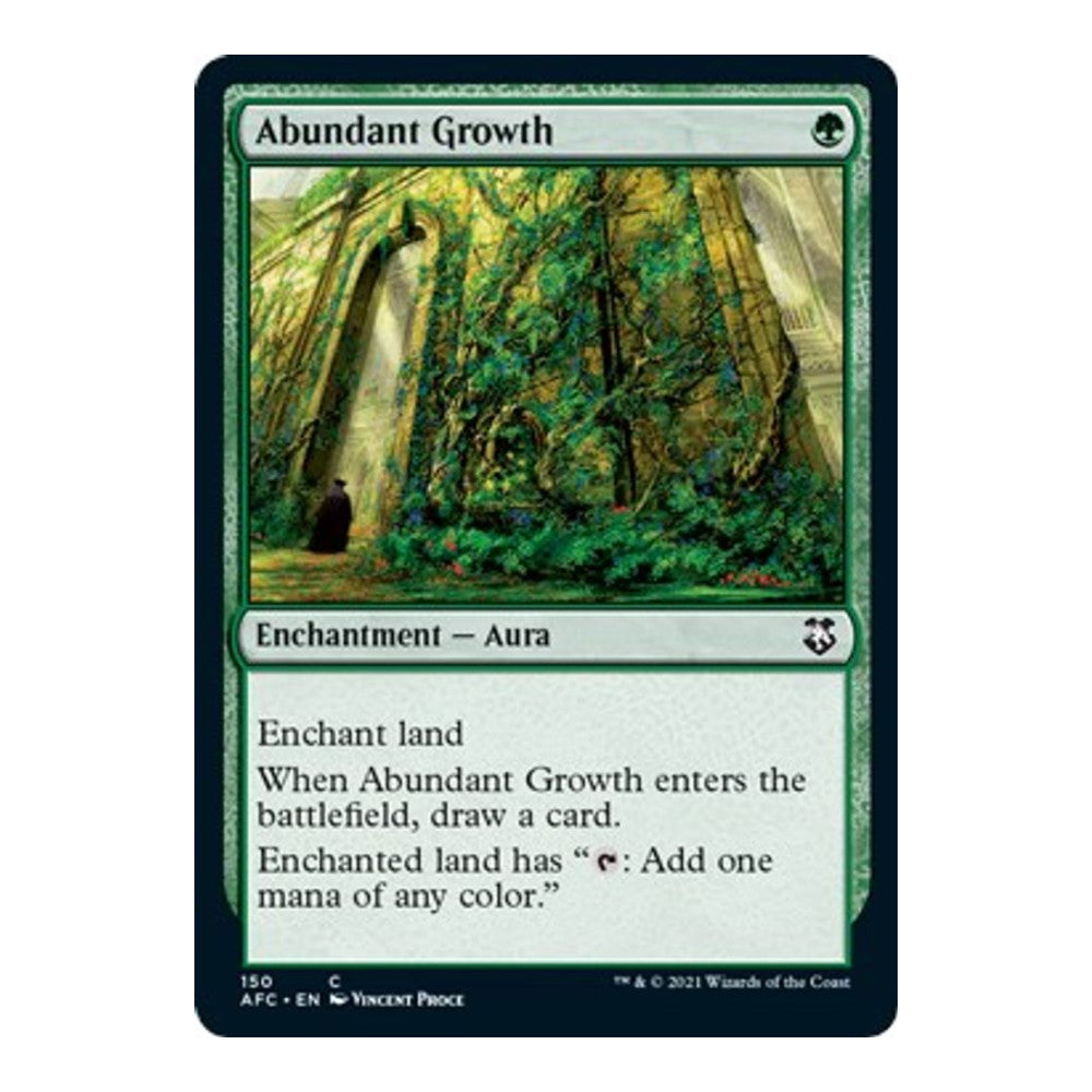 Abundant Growth - Commander: Adventures in the Forgotten Realms () - Near Mint -