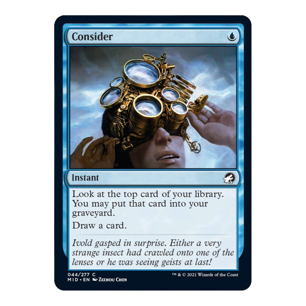 2021 Magic: The Gathering: Innistrad: Midnight Hunt (MID) - Consider (#44, Common) (, Near Mint)