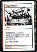 2019 Magic: The Gathering: Mystery Booster: Convention Edition Exclusives (CMB1) - Taiga Stadium No PW Symbol (#120, Special) (, Near Mint)