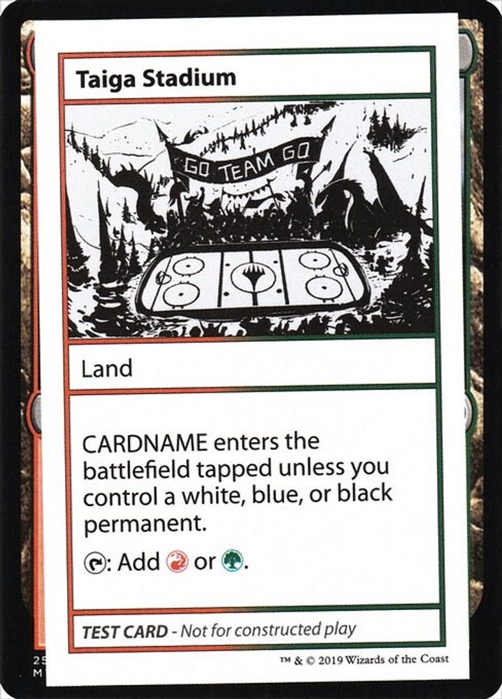 2019 Magic: The Gathering: Mystery Booster: Convention Edition Exclusives (CMB1) - Taiga Stadium No PW Symbol (#120, Special) (, Near Mint)