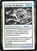 2019 Magic: The Gathering: Mystery Booster: Convention Edition Exclusives (CMB1) - Louvaq the Aberrant No PW Symbol (#95, Special) (, Near Mint)