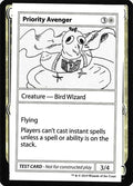 2019 Magic: The Gathering: Mystery Booster: Convention Edition Exclusives (CMB1) - Priority Avenger No PW Symbol (#9, Special) (, Near Mint)