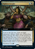 2021 Magic: The Gathering: Innistrad: Midnight Hunt (MID) - Siphon Insight Extended Art (#375, Rare) (, Near Mint)