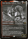 2021 Magic: The Gathering: Innistrad: Midnight Hunt (MID) - Rem Karolus Stalwart Slayer Showcase (#322, Rare) (, Near Mint)