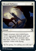2021 Magic: The Gathering: Innistrad: Midnight Hunt (MID) - Blessed Defiance (#5, Common) (, Near Mint)