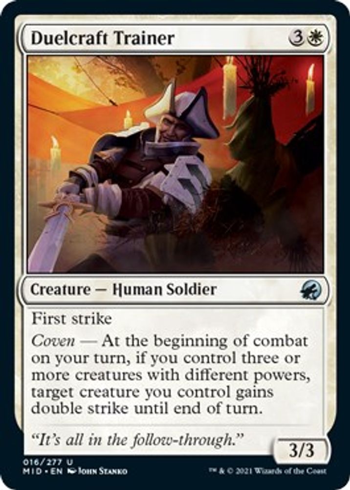 2021 Magic: The Gathering: Innistrad: Midnight Hunt (MID) - Duelcraft Trainer (#16, Uncommon) (, Near Mint)