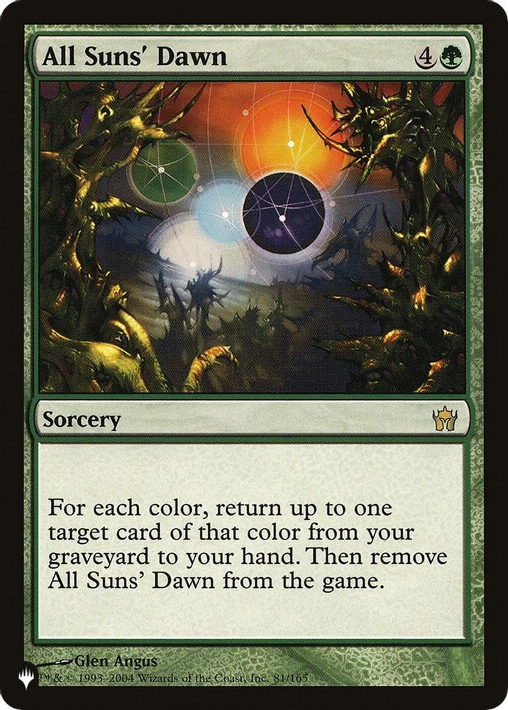 2026 Magic: The Gathering: The List Reprints (LIST) - All Suns' Dawn (#81/165, Rare) (, Near Mint)