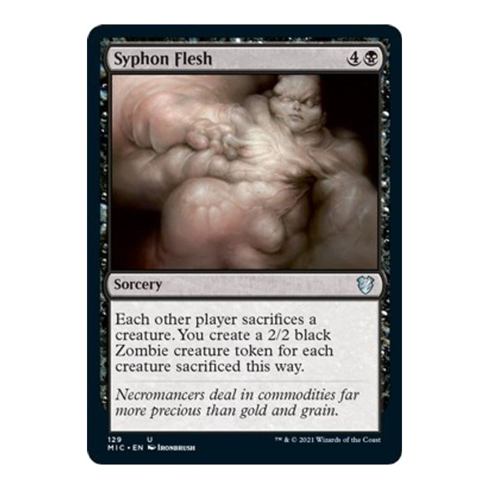 Syphon Flesh - Commander: Innistrad: Midnight Hunt () - Near Mint -