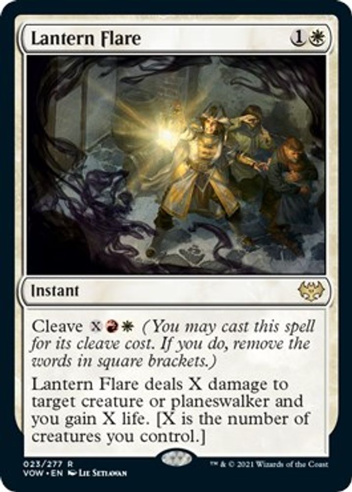 2021 Magic: The Gathering: Innistrad: Crimson Vow (VOW) - Lantern Flare (#23, Rare) (, Near Mint)