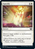 2021 Magic: The Gathering: Innistrad: Crimson Vow (VOW) - Sanctify (#33, Common) (Foil, Near Mint)