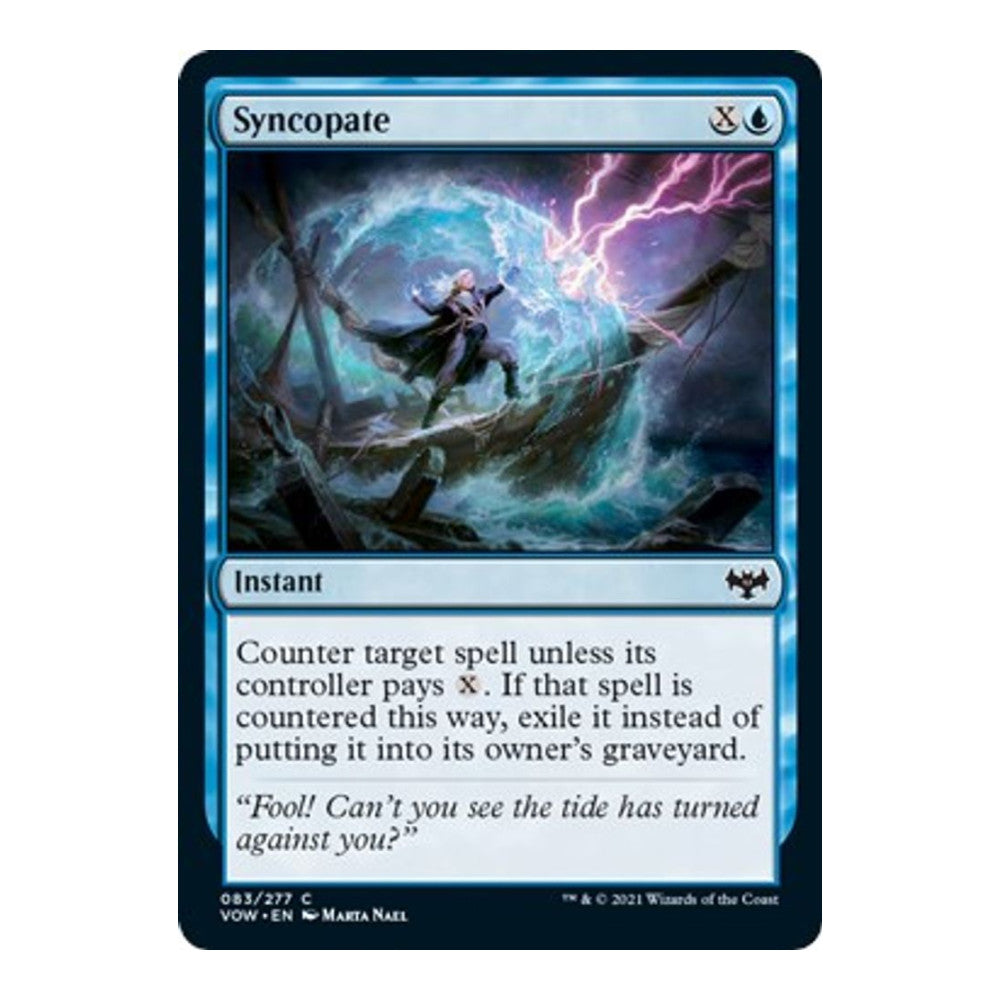 2021 Magic: The Gathering: Innistrad: Crimson Vow (VOW) - Syncopate (#83, Common) (, Near Mint)