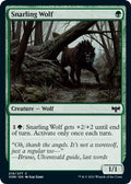 2021 Magic: The Gathering: Innistrad: Crimson Vow (VOW) - Snarling Wolf (#219, Common) (, Near Mint)