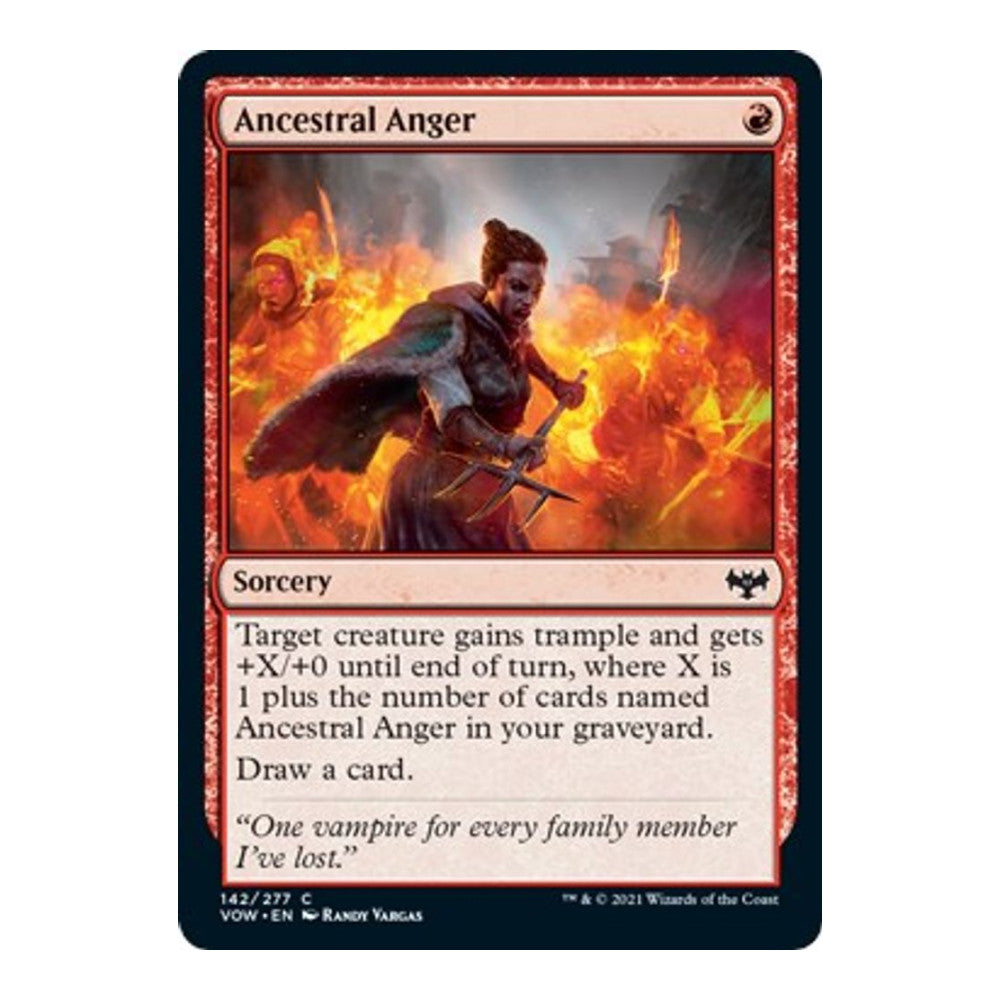 Ancestral Anger - Innistrad: Crimson Vow () - Near Mint -