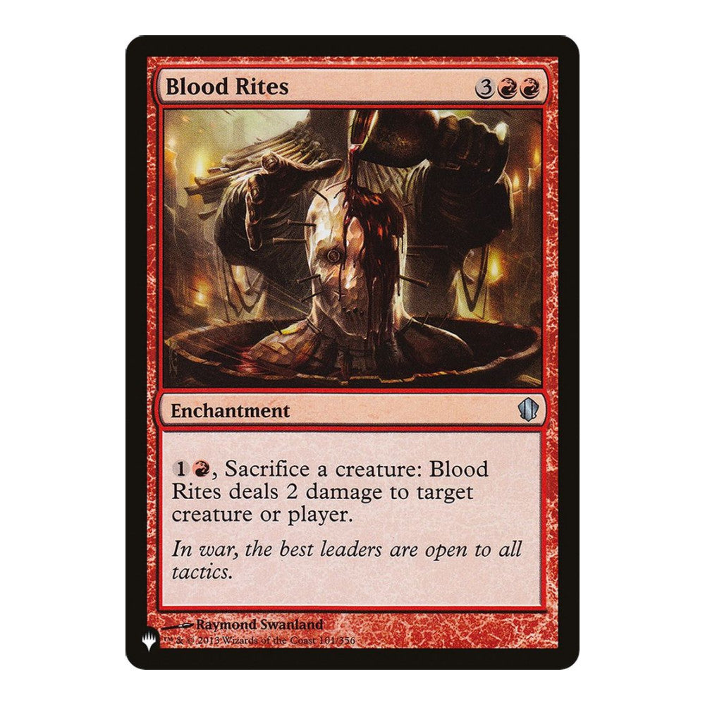 Blood Rites - The List Reprints () - Near Mint -