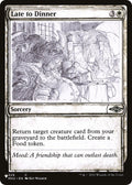 2026 Magic: The Gathering: The List Reprints (LIST) - Late to Dinner (Showcase) (#MH2-329, Common) (, Near Mint)
