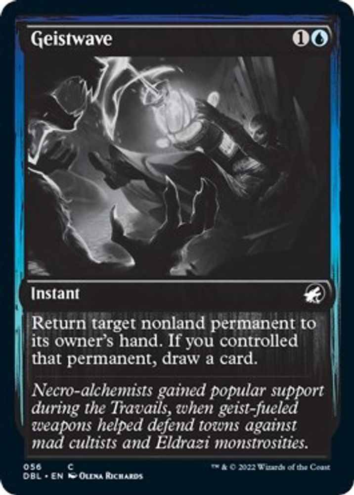 2022 Magic: The Gathering: Innistrad: Double Feature (DBL) - Geistwave (#56, Common) (, Near Mint)