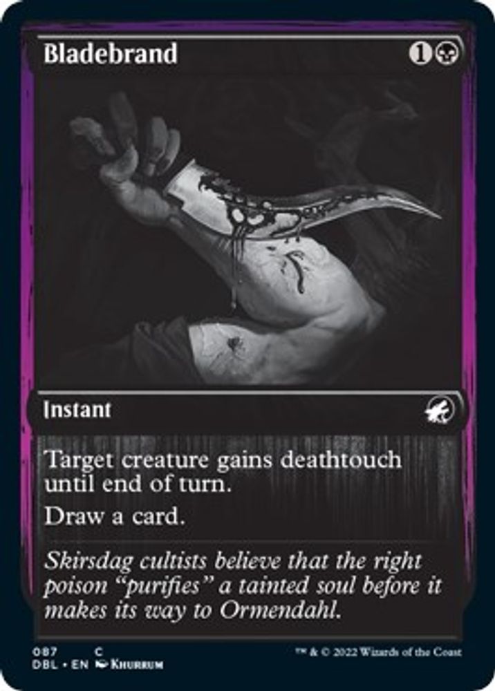 2022 Magic: The Gathering: Innistrad: Double Feature (DBL) - Bladebrand (#87, Common) (, Near Mint)