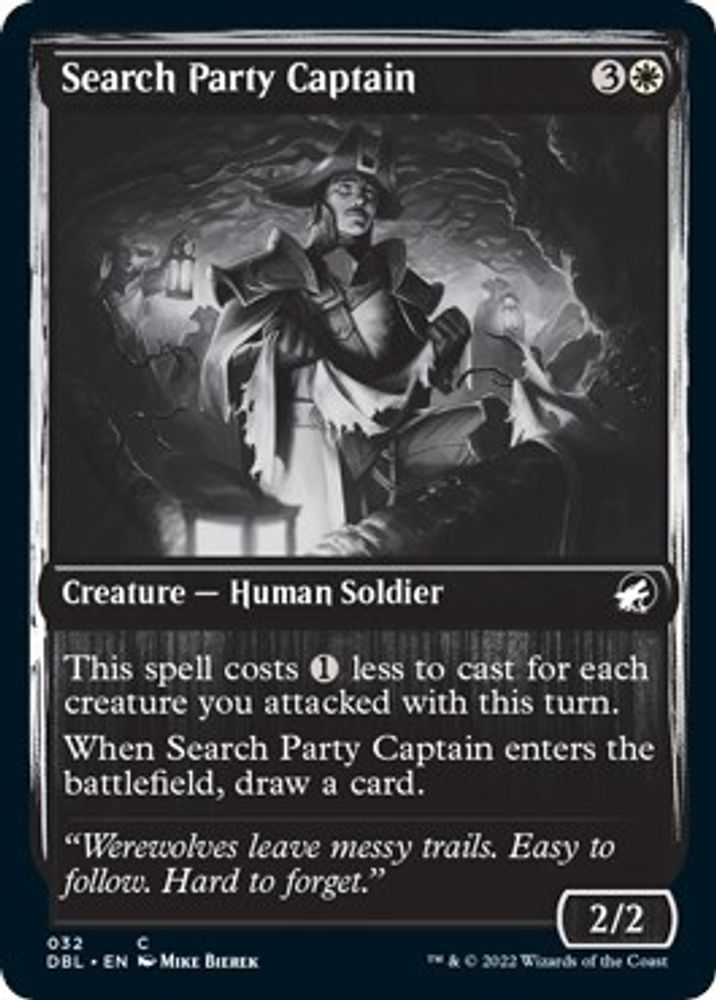 2022 Magic: The Gathering: Innistrad: Double Feature (DBL) - Search Party Captain (#32, Common) (, Near Mint)