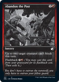 2022 Magic: The Gathering: Innistrad: Double Feature (DBL) - Abandon the Post (#127, Common) (, Near Mint)