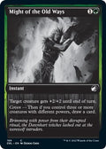 2022 Magic: The Gathering: Innistrad: Double Feature (DBL) - Might of the Old Ways (#189, Common) (, Near Mint)