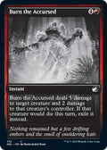 2022 Magic: The Gathering: Innistrad: Double Feature (DBL) - Burn the Accursed (#132, Common) (, Near Mint)