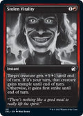 2022 Magic: The Gathering: Innistrad: Double Feature (DBL) - Stolen Vitality (#161, Common) (, Near Mint)