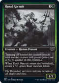 2022 Magic: The Gathering: Innistrad: Double Feature (DBL) - Rural Recruit (#483, Common) (, Near Mint)