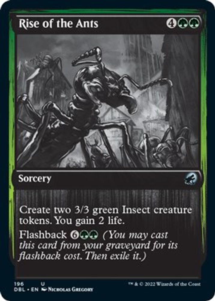 2022 Magic: The Gathering: Innistrad: Double Feature (DBL) - Rise of the Ants (#196, Uncommon) (, Near Mint)