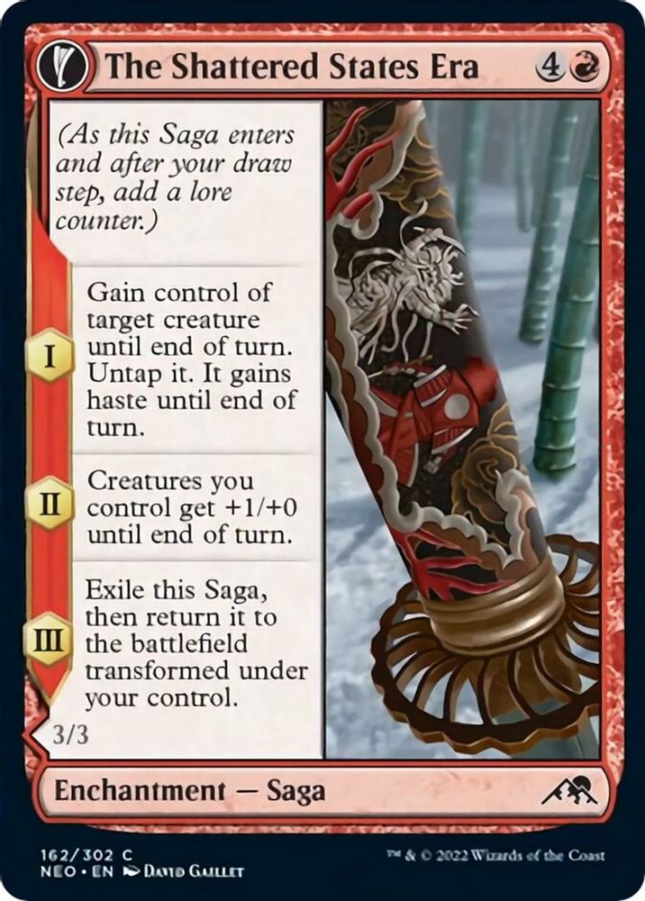 2022 Magic: The Gathering: Kamigawa: Neon Dynasty (NEO) - The Shattered States Era (#162, Common) (, Near Mint)