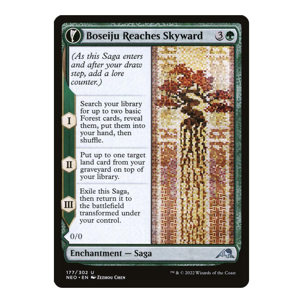 Boseiju Reaches Skyward - Kamigawa: Neon Dynasty () - Near Mint -