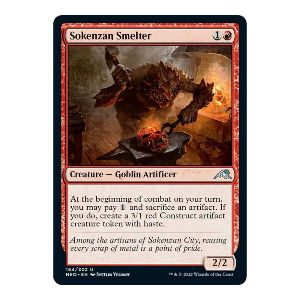 Sokenzan Smelter - Kamigawa: Neon Dynasty () - Near Mint -