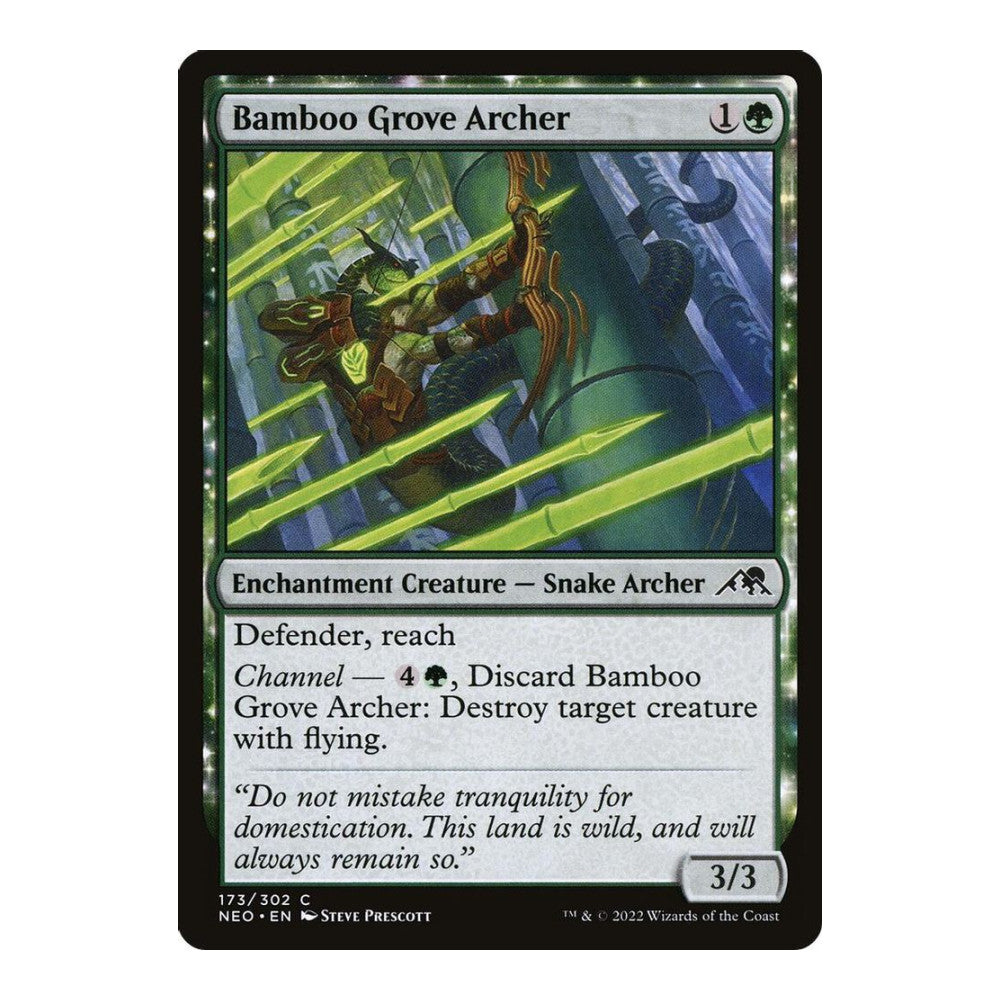 Bamboo Grove Archer - Kamigawa: Neon Dynasty () - Near Mint -