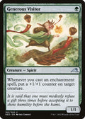 2022 Magic: The Gathering: Kamigawa: Neon Dynasty (NEO) - Generous Visitor (#185, Uncommon) (, Near Mint)