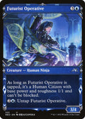2022 Magic: The Gathering: Kamigawa: Neon Dynasty (NEO) - Futurist Operative Showcase (#333, Uncommon) (, Near Mint)