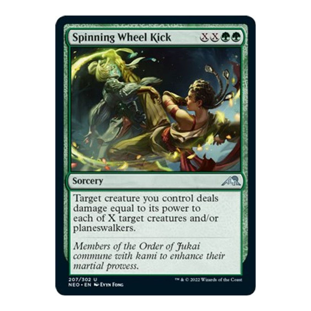 Spinning Wheel Kick - Kamigawa: Neon Dynasty () - Near Mint -
